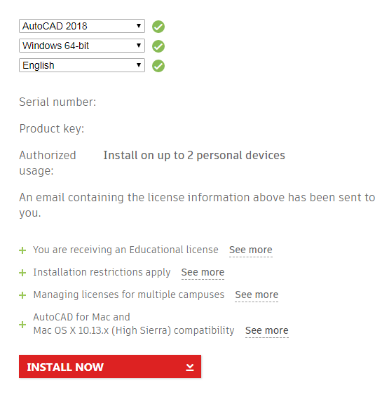 autocad student free download mac